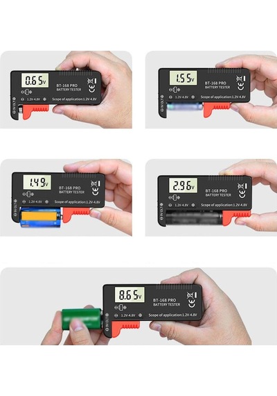 10 Adet Duracell Aa+ 10 Adet Duracell Aaa +dijital Pil Test Cihazı + Pil Saklama Kutusu