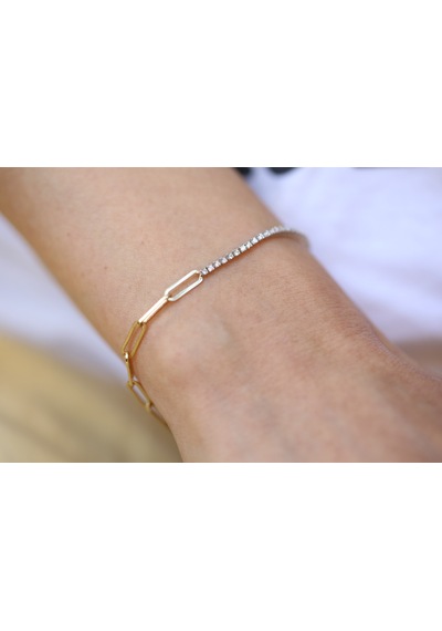 Reis Kuyumculuk T9800 Blended Bangle Altın Bilezik