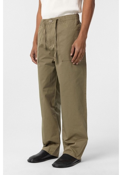 Vamos Baggy Fit Gabardin Pantolon Haki