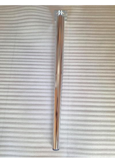 4 Adet-metal Konik Ayak-masa Ayağı-gümüş Renk-73.5cm- Boru Çapı 5.1cm