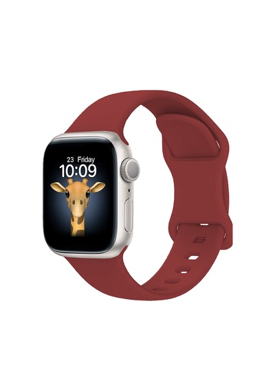 Apple Uyumlu  Watch 10 46 mm Krd-131 Silikon Kordon Strap Kayış