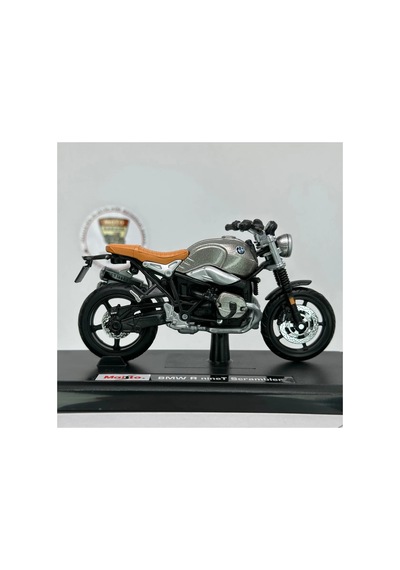 Bmw R Ninet Scrambler Maket Motor - 1:18 Maisto Diecast