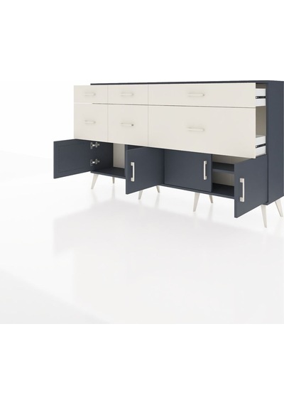 Arges Konsol Tek Raflı 6 Çekmeceli 4 Kapaklı 176x30x99 Antrasit-antrasit/aytaşı Antrasıt/aytası - Antrasıt Arges Konsol Tek Raflı 6 Çekmeceli 4 Kapaklı 176x30x99 Antrasit-antrasit/aytaşı Antrasıt/aytası - Antrasıt