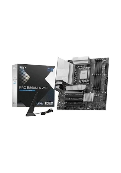 Msı Pro B860m-a Wıfı7 Ddr5 Hdmı-dp Pcıe 5.0 1851p Matx