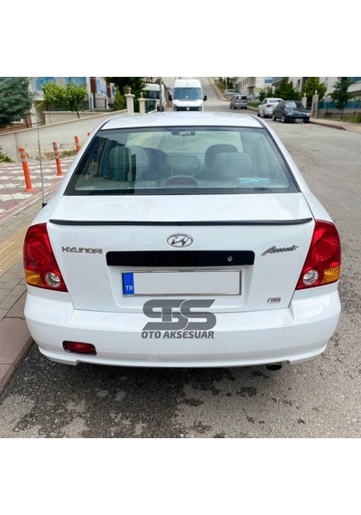 Hyundai Accent Admira Milenyum Bagaj Üstü Spoiler Piano Black Bagaj Üstü Spoyler