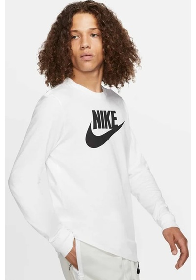 Nike Sportswear Men's Long-sleeve T-shirt Erkek Sweatshirt Beyaz Beyaz