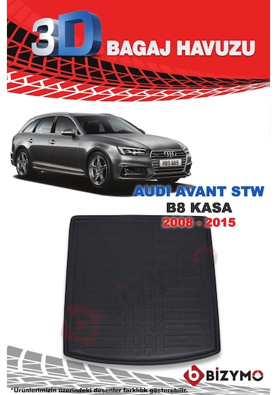 Audi A4 Avant STW B8 Kasa 2008-2015 3D Bagaj Havuzu Bizymo
