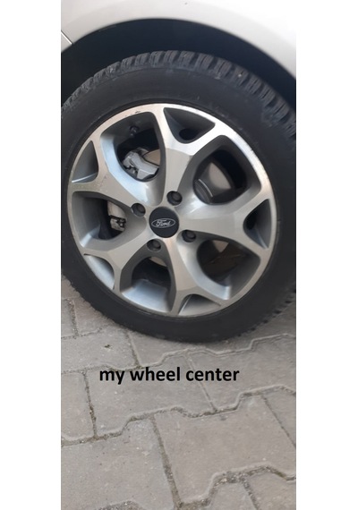 Ford Fiesta Mk7 Gun Metal Jant Göbek Kapağı 60mm