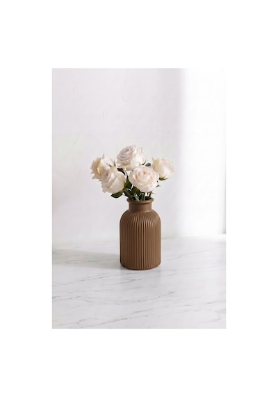 Senfoni Vazo Dekoratif Set - Modern Minimalist Estetik Tasarım Dekoratif Set - Pilli Mum, Mumluk Ve Tepsi Dahil Ev Ofis Salon Dekorasyonu İçin Şık Kompozisyon - Ahenk Tasarım Kahverengi Senfoni Vazo Dekoratif Set - Modern Minimalist Estetik Tasarım Dekoratif Set - Pilli Mum, Mumluk Ve Tepsi Dahil Ev Ofis Salon Dekorasyonu İçin Şık Kompozisyon - Ahenk Tasarım Kahverengi