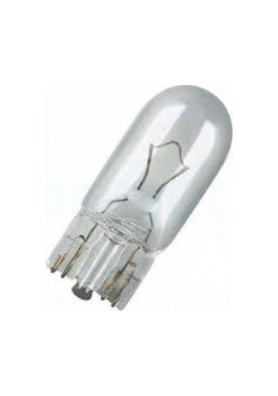 12v/5w Dipsiz Park/gösterge Ampulu Beyaz Cam