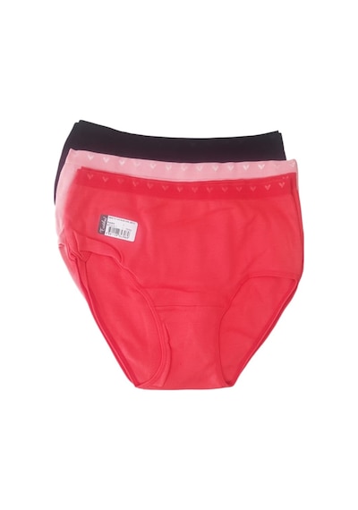 Tutku 0856 Kız Çocuk Mıss Gırl Bato-slip-külot - 12'li Kombin Çok Renkli
