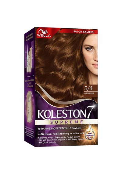 Koleston Supreme Kit 5/4 Açık Kestane Saç Boyası