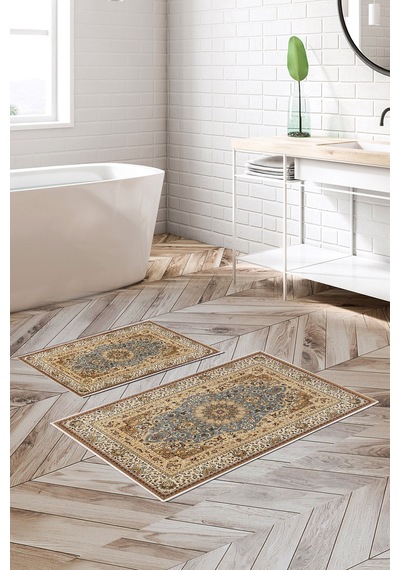 Alanur Trend Kaymaz Taban Dijital Banyo Takımı Kt443 Yeşil