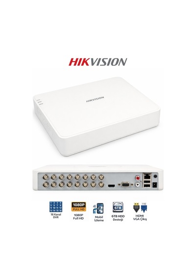 Ds-7116hghı-m1 16 Kanal Mini Dvr H.265+ Kayıt Cihazı