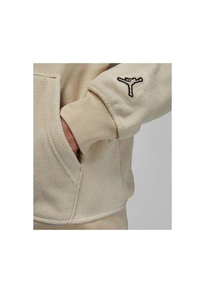 Nike Jordan Essential Winter Fleece Hoodie Erkek Sweatshirt Bej Bej