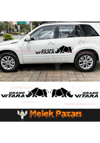 Grand Vitara Gergedan Araba Sticker.