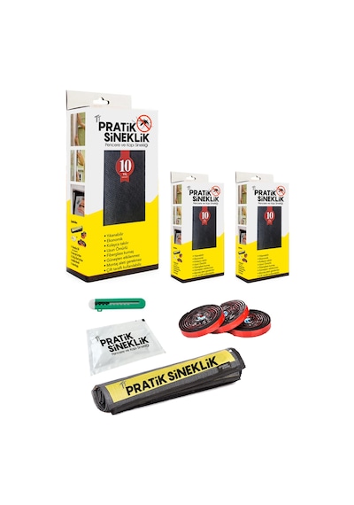 Tt Pratik Sineklik 3'lü Paket 80 X 140 Cm Pencere Sinekliği
