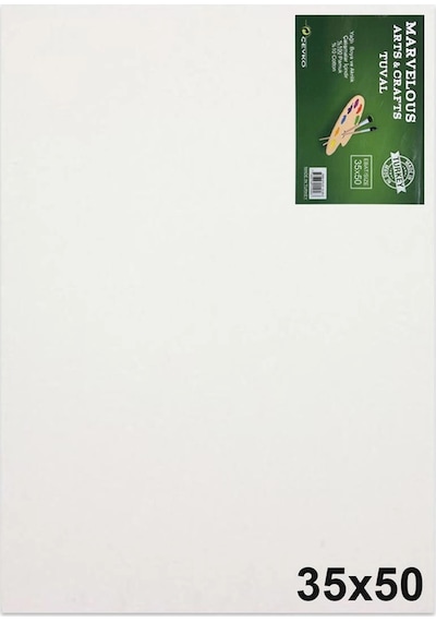 Öğrenci Tipi Sanatsal Zımbalı Tuval 35x50 Cm, 2025 Koleksiyon