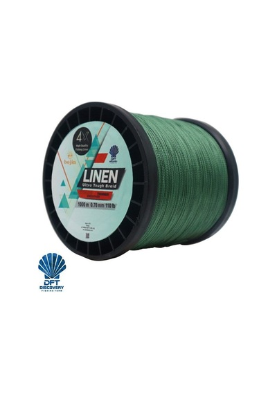 Dft Bojin 4x Linen İp Misina 0.70 Mm 1000 M Yeşil