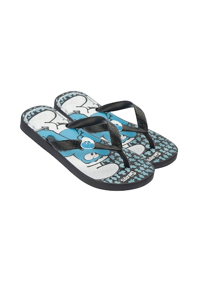 SMURFS Smurfs Çocuk Parmak Arası Terlik Siyah Mavi 25/34 D0607-RB Siyah
