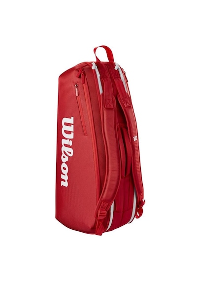 Wilson Süper Tour 2025 6lı Raket Ve Tenis Çantası Kırmızı