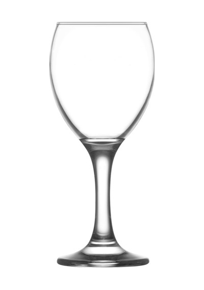 Lav Empire Cam Kırmızı Şarap Kadehi 3'lü 245 ml Ayaklı (Meşrubat Bardağı)