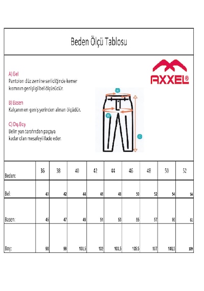 Axxel Kadın Bej Eşofman Altı Cepli Kemer Içi Garnili-p493 Bej