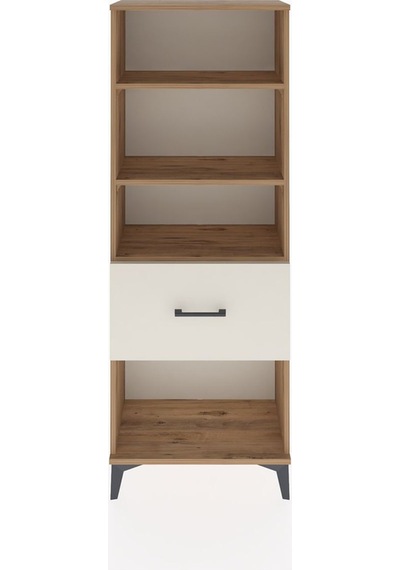 Arges Dolap 3 Raflı Tek Çekmeceli 60x30x163 Çam-aytaşı Atlas Çam