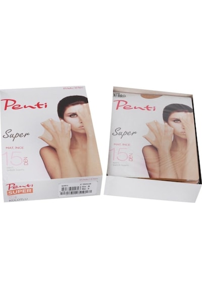 Penti 6 Lı Kadın Mat Ince Süper Kilotlu Çorap Ten 001