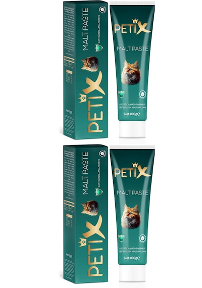 Petix Hairball Tüy Yumağı Kedi Malt Macunu 2 x 100 G