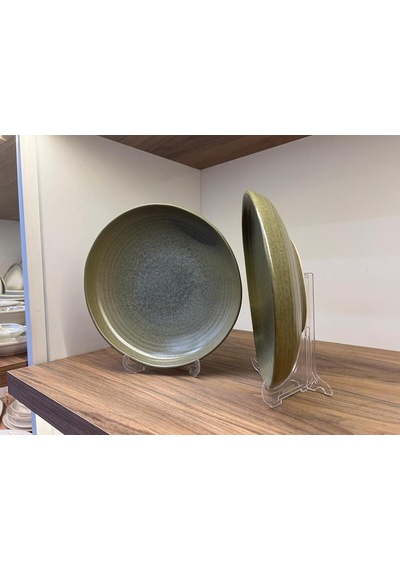 2'li Adelfa Ripple Deep Plate 26 Cm 1000 Cc Ana Yemek / Şef Sunum / Sulu Yemek / Bowl Servis Tabağı Çok renkli