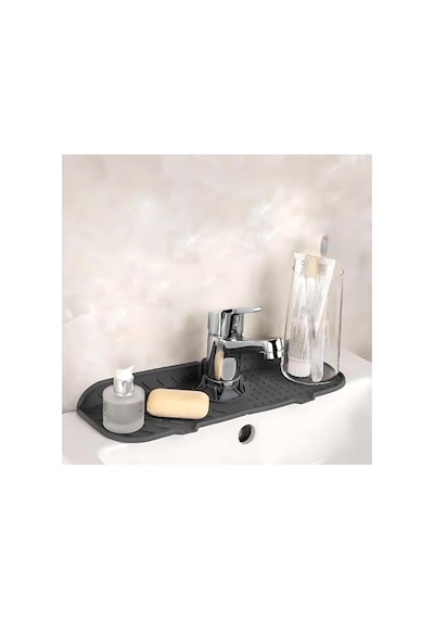 Su Tutucu Musluk Matı - Mutfak Ve Banyo İçin Koruyucu Musluk Ve Lavabo Altı Mat Çok Renkli