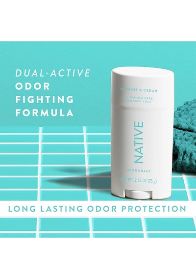 Native Jasmine & Cedar Alüminyumsuz Stick Deodorant 75gr