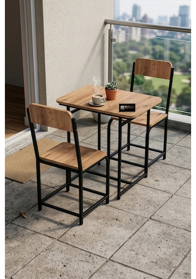 Bahçe Masa Takımı 2 Kişilik 2 Sandalyeli Masa Sandalye Seti Metal Ayak Balkon Mutfak Kafe Yemek Masası Minör Atlantik Çam Çok Renkli Bahçe Masa Takımı 2 Kişilik 2 Sandalyeli Masa Sandalye Seti Metal Ayak Balkon Mutfak Kafe Yemek Masası Minör Atlantik Çam Çok Renkli