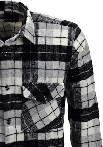 Erkek Çift Cepli Kapaklı Regular Fit Oduncu Gömlek Bgl-st03253 001
