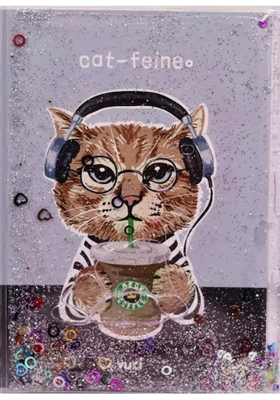 Vuki Kedi Sulu Kapaklı A5 Defter Vk-0109-06