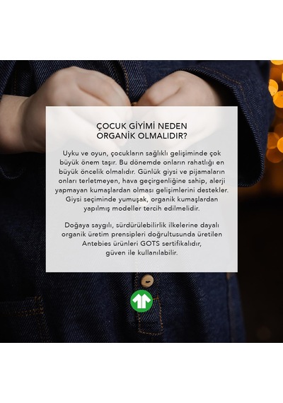Antebies Organik Mavi Batik Desenli Alttan Çıtçıtlı Erkek Bebek Salopet