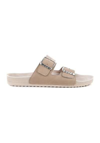Muya Nova Anatomik Taban Unisex Terlik Açık Vizon