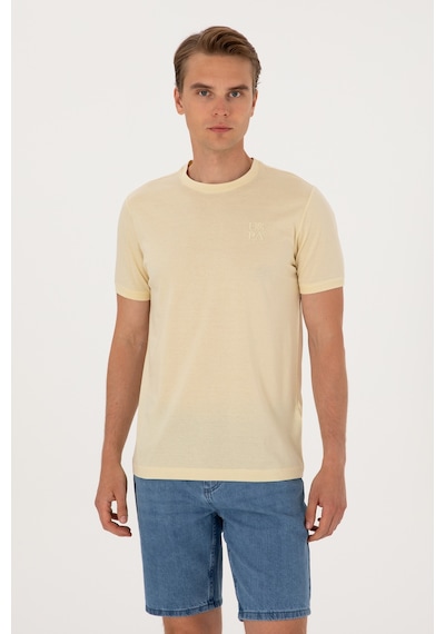 U.S. Polo Assn. Erkek Regular Fit Açık Haki Bisiklet Yaka Tişört 50300815-VR183 U.S. Polo Assn. Erkek Regular Fit Açık Haki Bisiklet Yaka Tişört 50300815-VR183