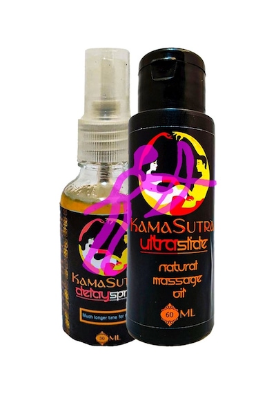 Kamasutraerotik 60 Ml Erotikmasaj Yağı + Erkeklere Özel Geliştirilmiş Geciktiricisprey 30 Ml