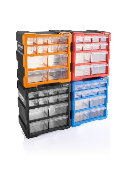 Super Bag Asr-6007 Monoblok 12 Çekmeceli Organizer Kutu