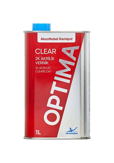 Optimaakzonobel Akripol Optima Clear 2k Akrilik Vernik 1 L