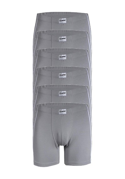 Yıldız 6'li Paket Modal Kumaş Biyeli Likralı Erkek Boxer Renkli1