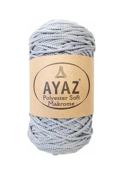 Ayaz Polyester Soft Makrome Ipi 1195 Açık Gri