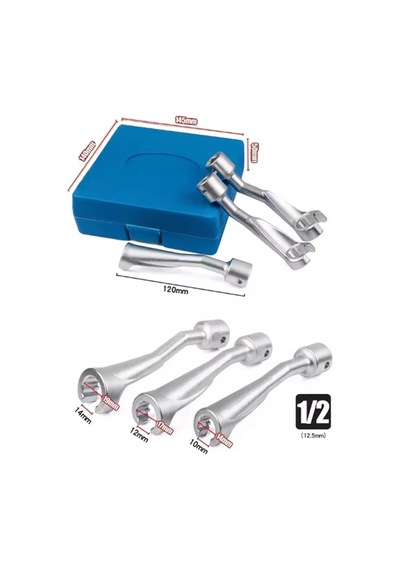 Rockforce 1/2 Dizel Enjektör Lokma Seti 14 - 17 - 19 Mm