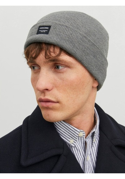 Jack & Jones Jacdna Beanıe Noos Erkek Gri Bere - 12092815