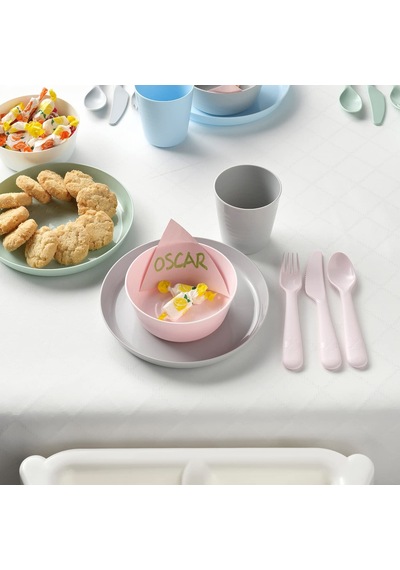 Ikea 204.613.78 6'lı Paket Plastik Kase Tabağı Çok Renkli Sku: Smg8690010536020 Açık Mavi