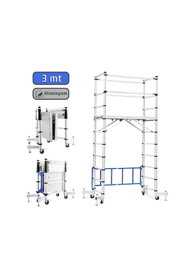 Master 504340 Alüminyum Teleskopik İskele 300 Cm