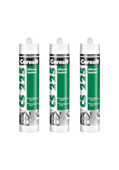 Ceresit Cs 225 Silikon Şeffaf 280g 3 Adet