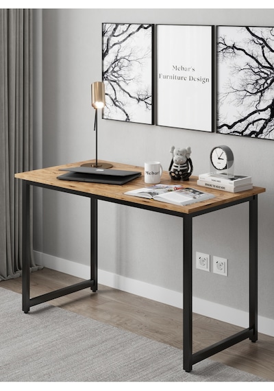 Narin Çalışma Masası Ofis Masası Bilgisayar Masası 120x60cm- Atlantik Çam Çam Narin Çalışma Masası Ofis Masası Bilgisayar Masası 120x60cm- Atlantik Çam Çam